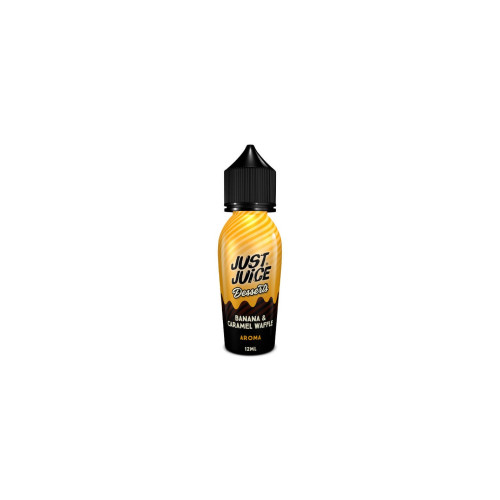 Just Juice Desserts Banana and Caramel Waffle Flavour Shot 12/60ml